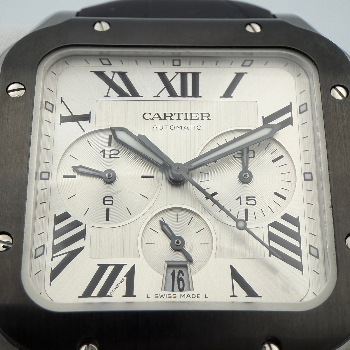 Cartier Santos de Cartier Chronograph XL WSSA0017 Year 2024 Box & Papers
