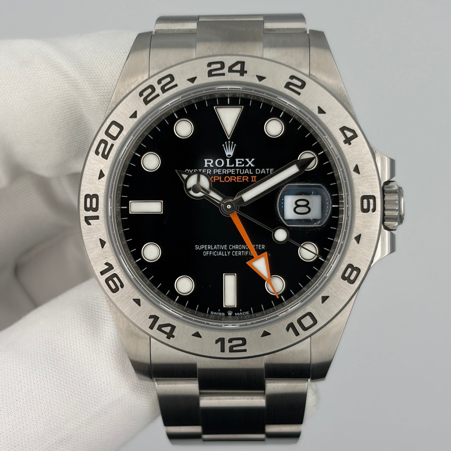 Rolex Explorer II 226570 Black Dial Year 2025 Box & Papers Green Tag