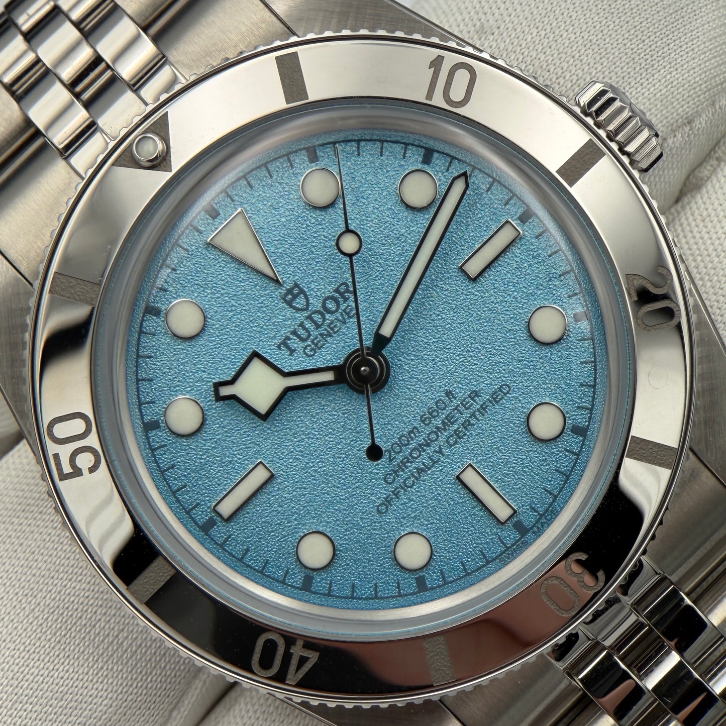 SOLD / ON REQUEST Tudor Lagoon Blue Black Bay 54 M79000-0001 Year 2025 Blue Dial 37mm Box & Papers