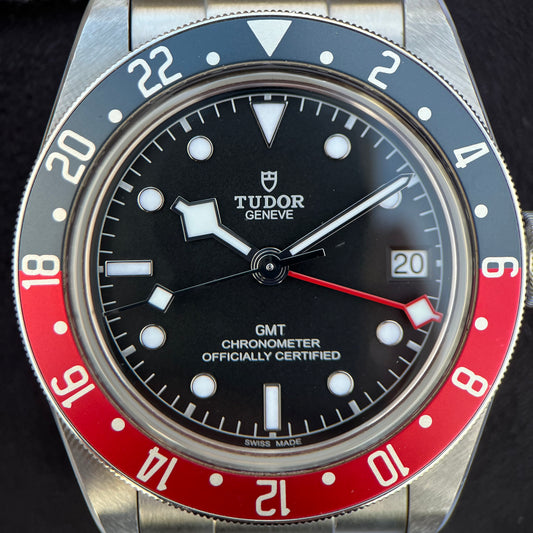 SOLD / ON REQUEST Tudor Black Bay GMT Pepsi M79830RB-0001