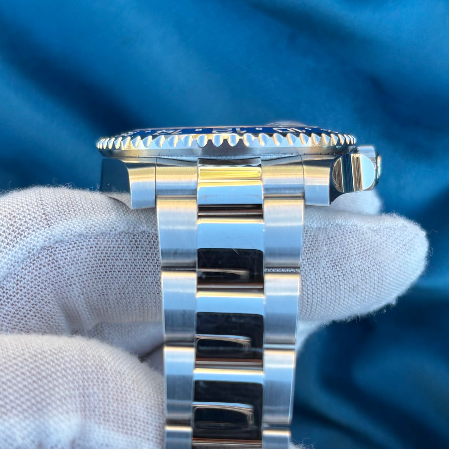 SOLD / ON REQUEST Rolex Batman GMT-Master II 126710BLNR Year 2023 Full Set Box & Papers