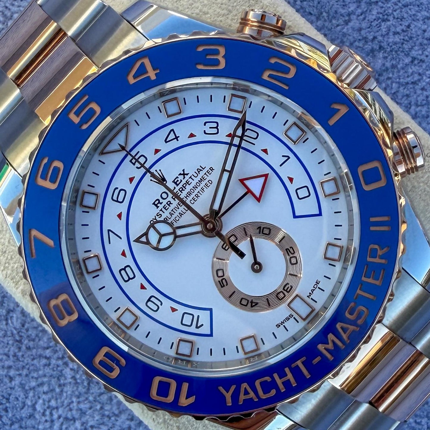 SOLD / ON REQUEST Rolex Yacht-Master II Year 2020 Full Set 116681
