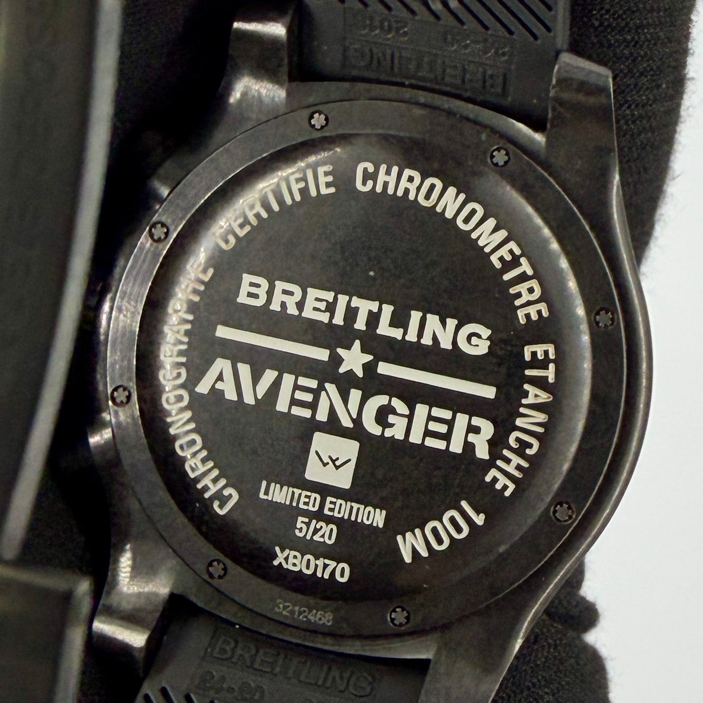 SOLD / ON REQUEST Breitling Avenger Hurricane 12H 20th Anniversary WoS Edition