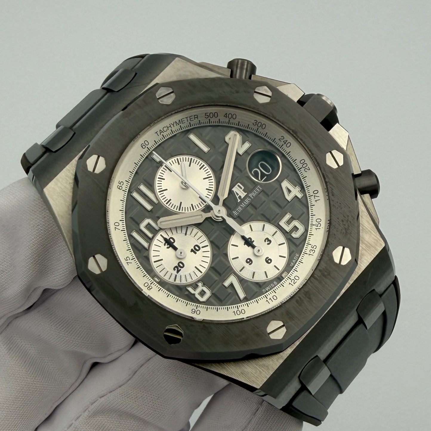 Audemars Piguet Royal Oak Offshore Chronograph “Ghost” 26470IO.OO.A006CA.01 Titanium & Ceramic, Full Set Box & Papers, Year 2021