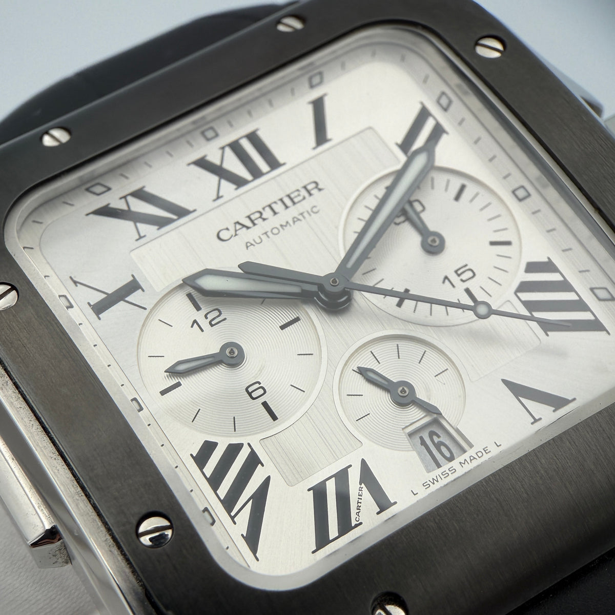 Cartier Santos de Cartier Chronograph XL WSSA0017 Year 2024 Box & Papers