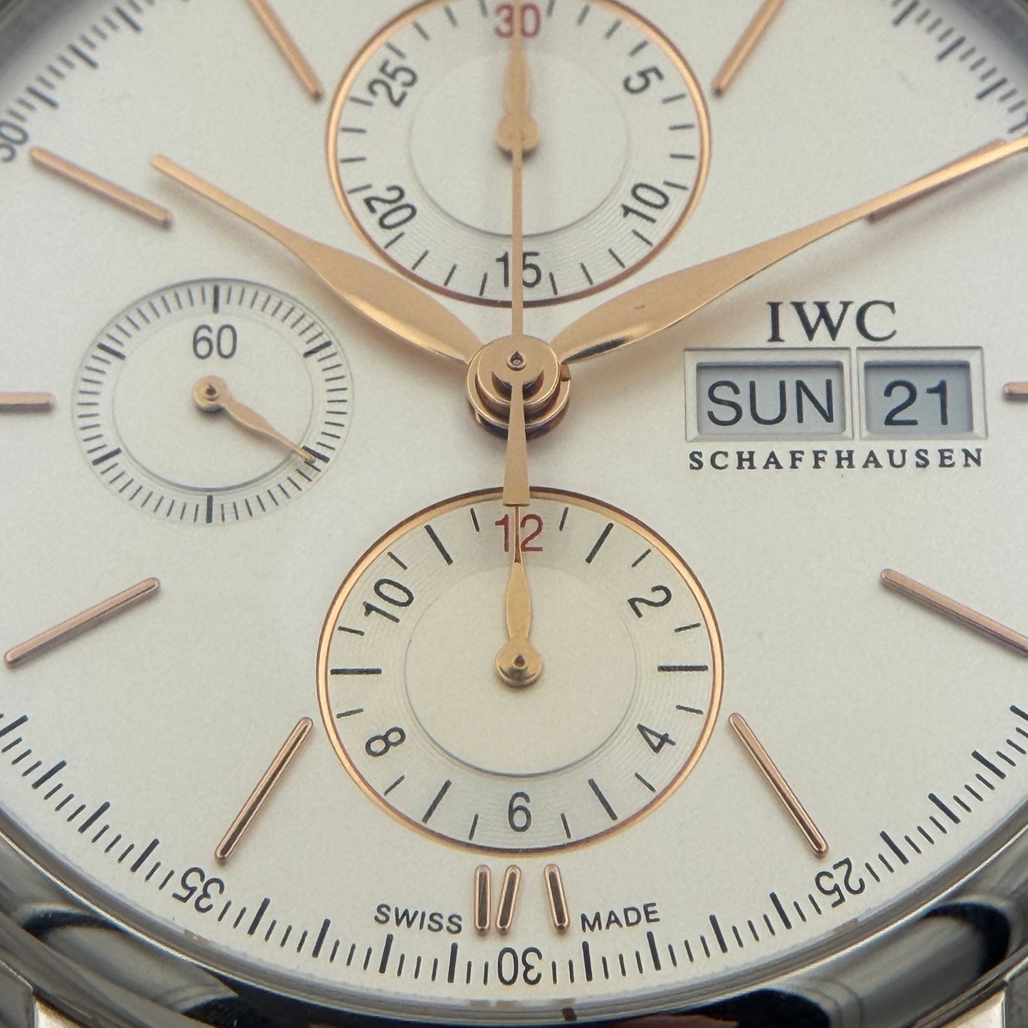 SOLD / ON REQUEST IWC Portofino Chronograph IW391031 Year 2022 Box & Papers