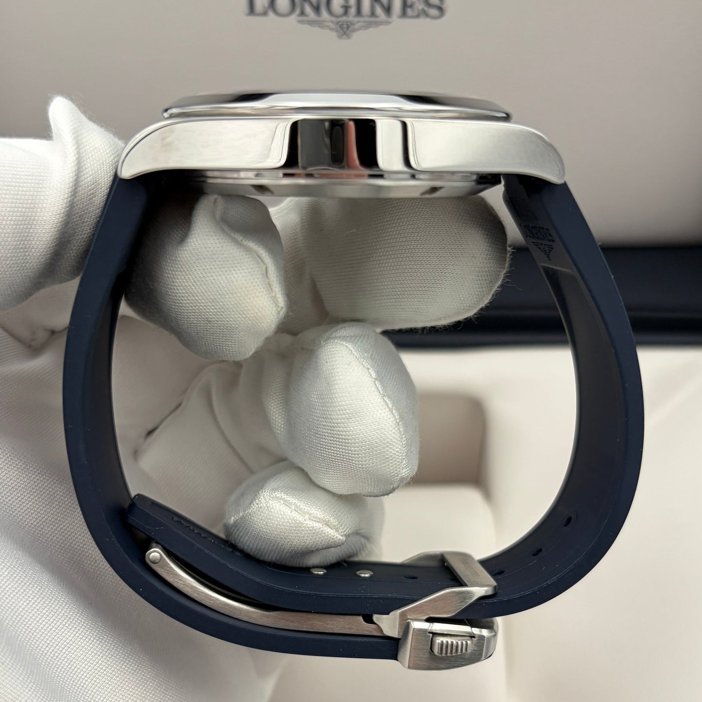 Longines Conquest 41mm Green Dial Green Rubber Strap L3.830.4.02.9 Automatic L888.5 Year 2026 Full Set