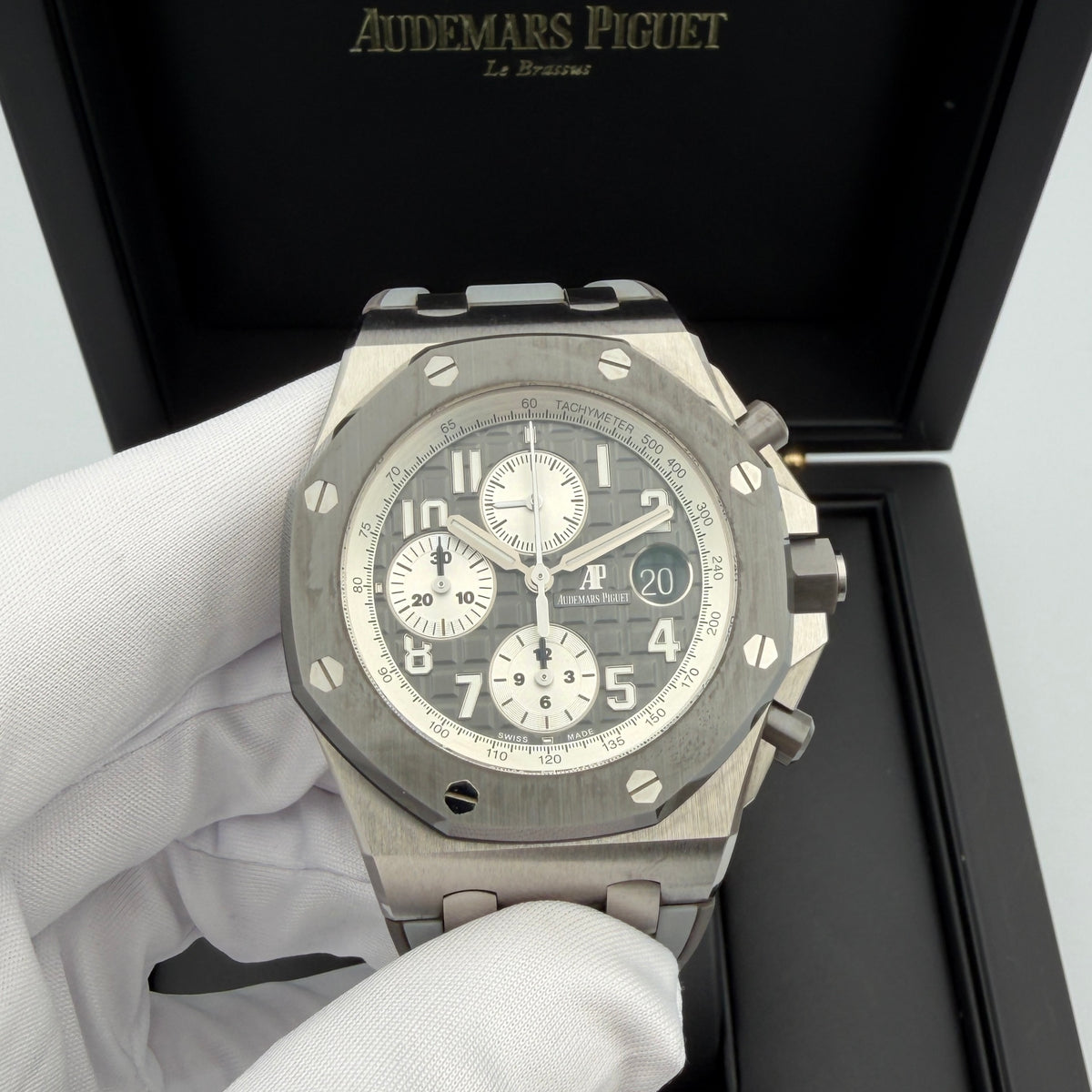 Audemars Piguet Royal Oak Offshore Chronograph “Ghost” 26470IO.OO.A006CA.01 Titanium & Ceramic, Full Set Box & Papers, Year 2021