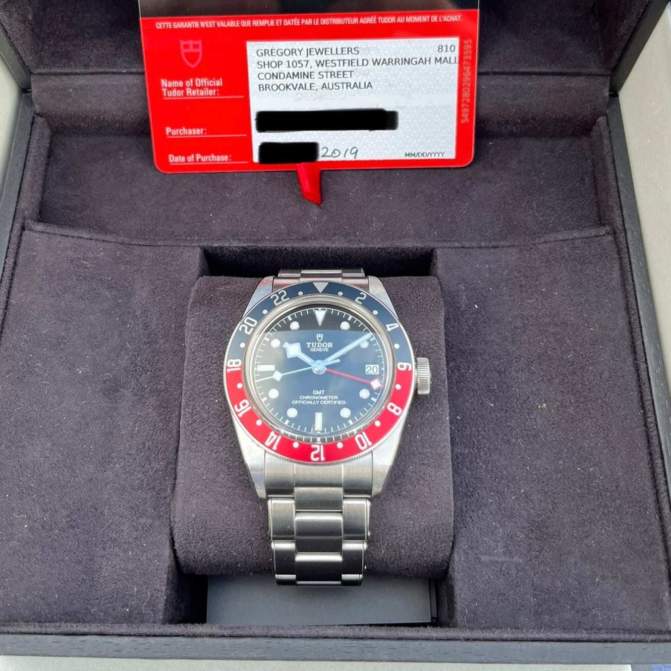 SOLD / ON REQUEST Tudor Black Bay GMT Pepsi M79830RB-0001