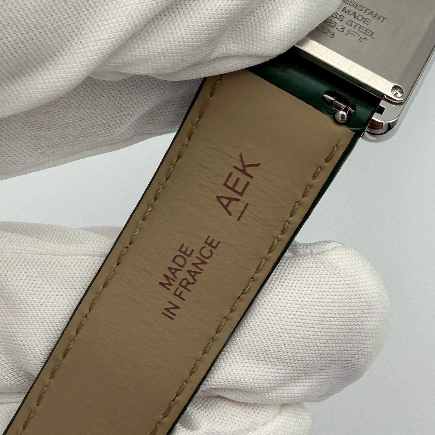 SOLD / ON REQUEST Cartier Tank Must De Cartier WSTA0115 Green Dial 2025 Full Set