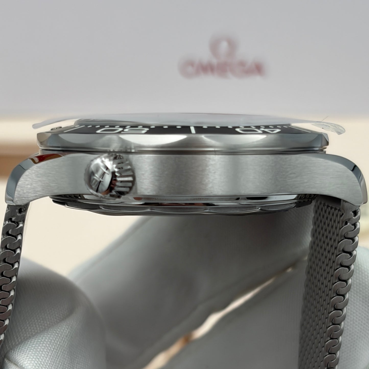 Omega Seamaster Diver 300M 42mm 210.30.42.20.01.018 Steel Mesh Brecelet 2026 Brand New Full Set