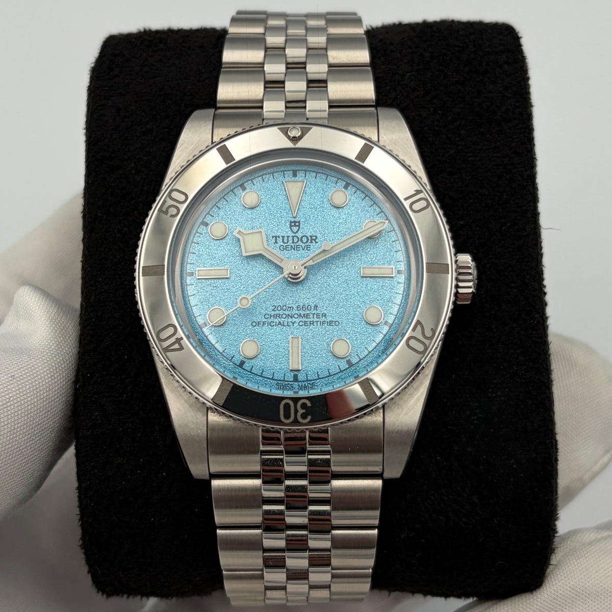 SOLD / ON REQUEST Tudor Lagoon Blue Black Bay 54 M79000-0001 Year 2025 Blue Dial 37mm Box & Papers