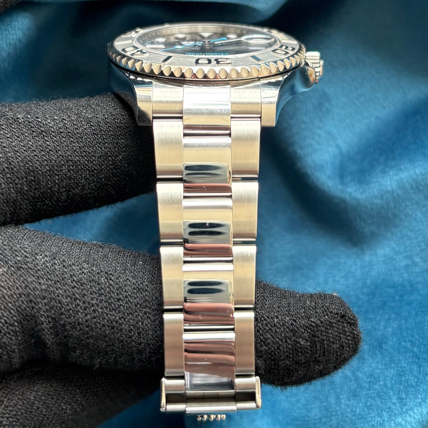 SOLD / ON REQUEST Rolex Yacht-master Rhodium Grey Dial Year 2022 Reference 268622 Full Set Box & Papers 37mm