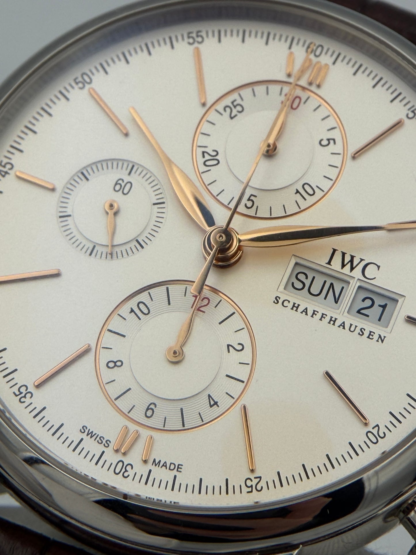 SOLD / ON REQUEST IWC Portofino Chronograph IW391031 Year 2022 Box & Papers