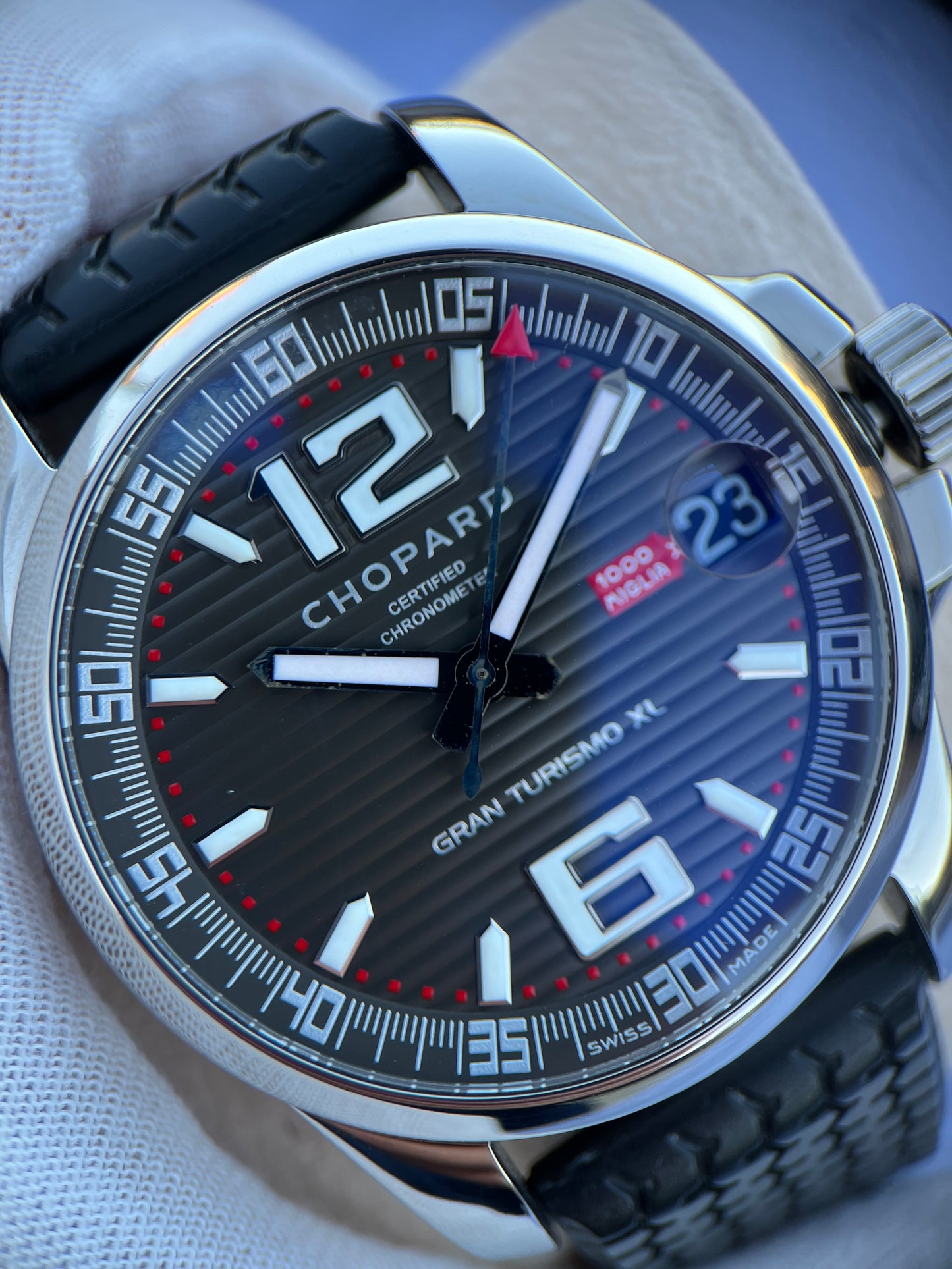 SOLD Chopard Mille Miglia Gran Turismo XL GTXL 44MM Black Dial 168997