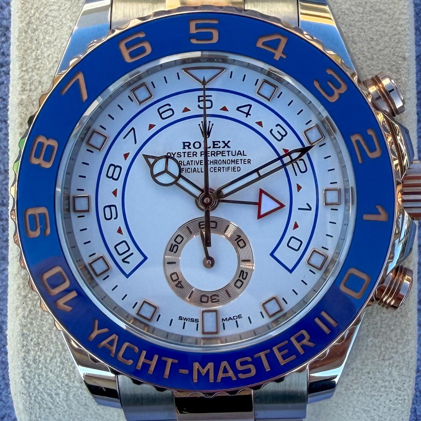 SOLD / ON REQUEST Rolex Yacht-Master II Year 2020 Full Set 116681
