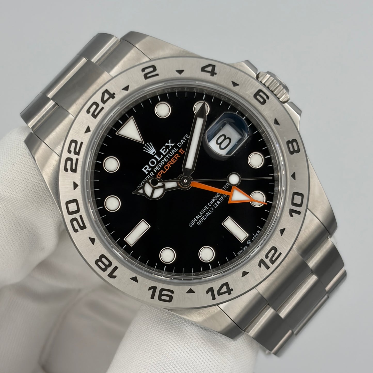 Rolex Explorer II 226570 Black Dial Year 2025 Box & Papers Green Tag
