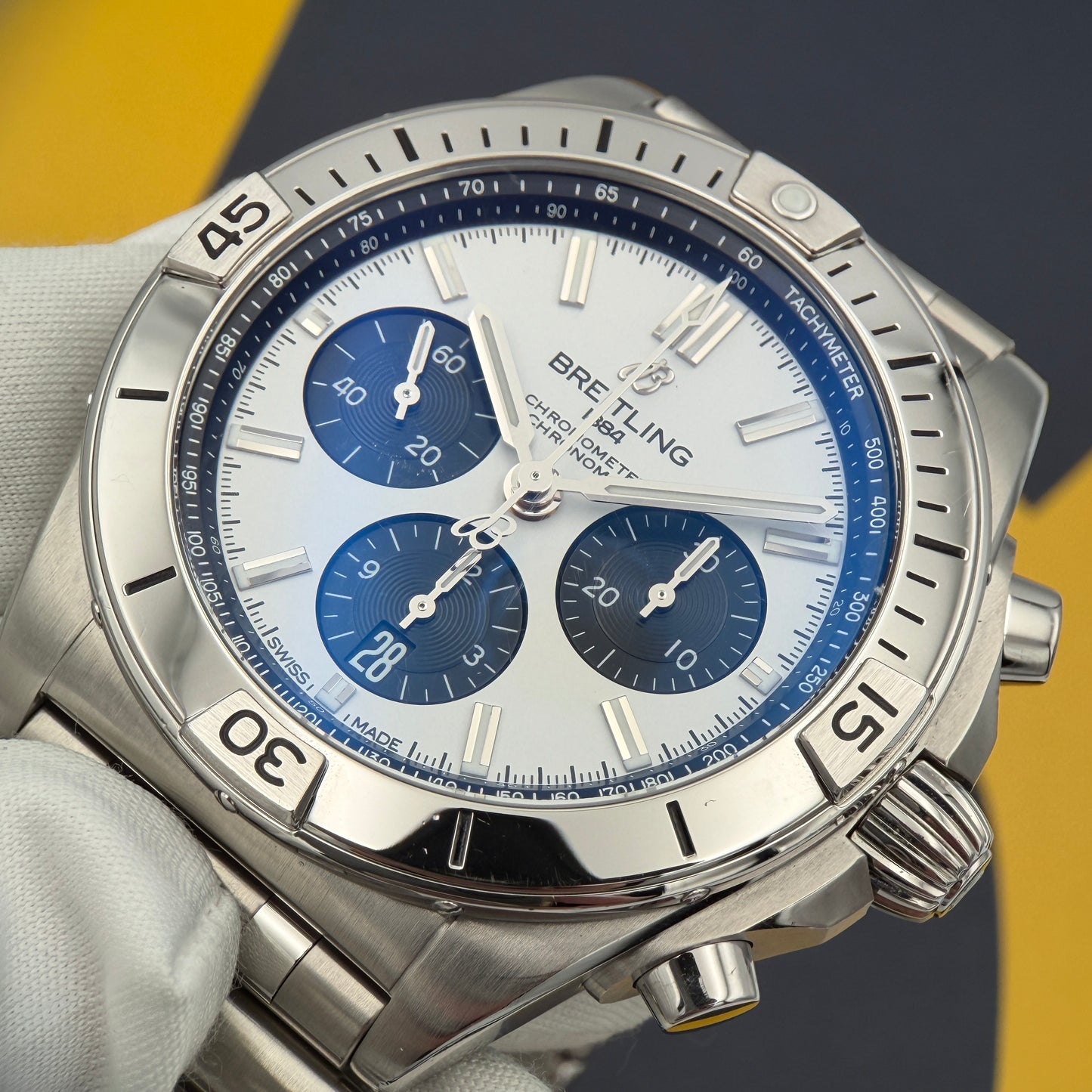 Breitling Chronomat B01 42 Oceania Australian Panda Limited Edition One Of 140, Mint Full Set, 2026, Extra Strap AB01344B1A1S1