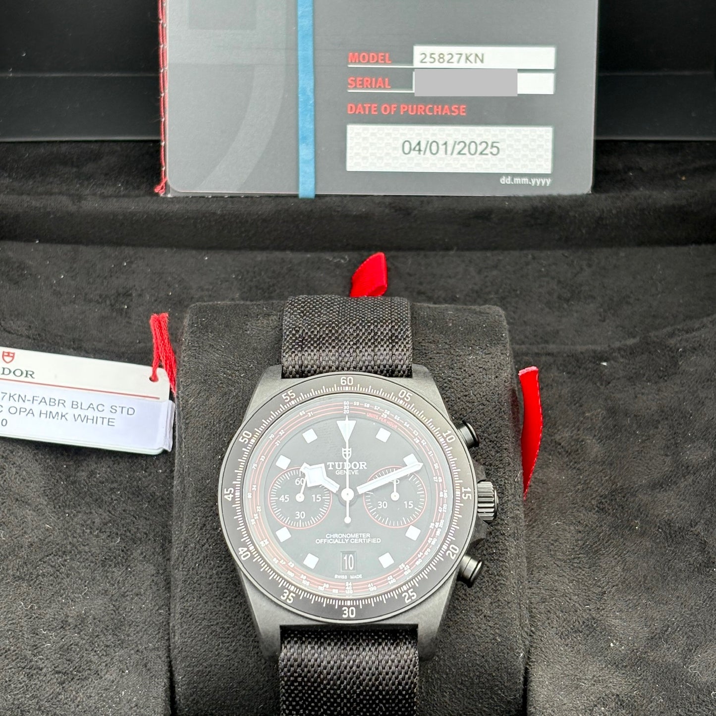SOLD / ON REQUEST Tudor Pelagos FXD Chrono 25827KN Year 2025 Full Set Mint