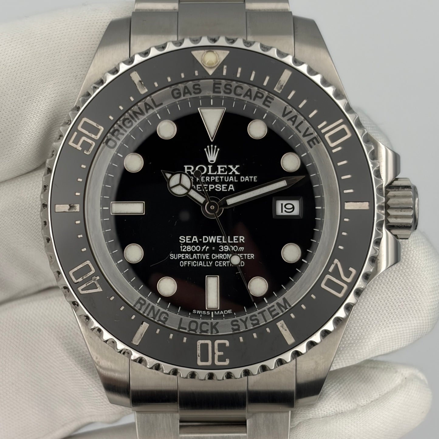 SOLD / ON REQUEST Rolex Sea-Dweller Deepsea 116660 Black Dial Year 2017 Box & Papers