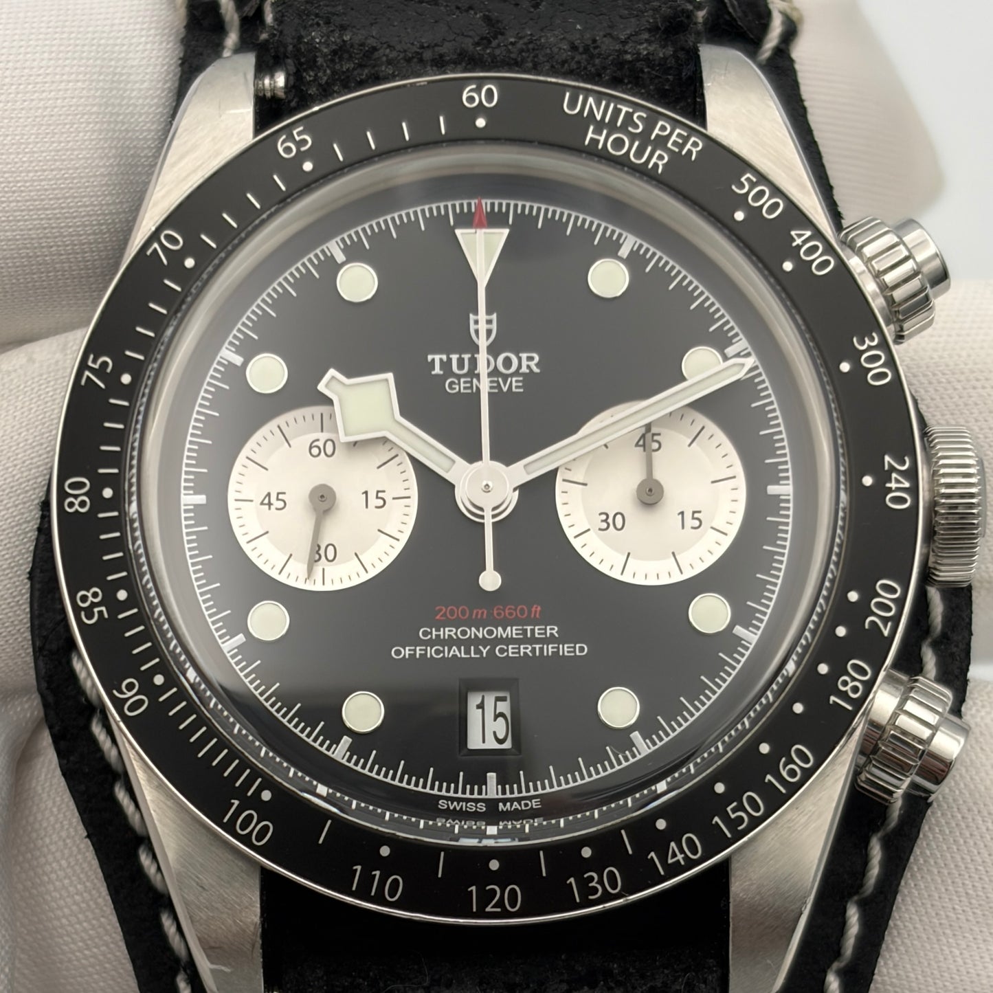 Tudor Reverse Panda Black Bay Chronograph 79360N Year 2022 Full Set