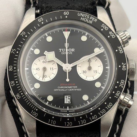 Tudor Reverse Panda Black Bay Chronograph 79360N Year 2022 Full Set