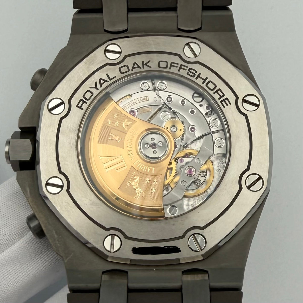Audemars Piguet Royal Oak Offshore Chronograph “Ghost” 26470IO.OO.A006CA.01 Titanium & Ceramic, Full Set Box & Papers, Year 2021