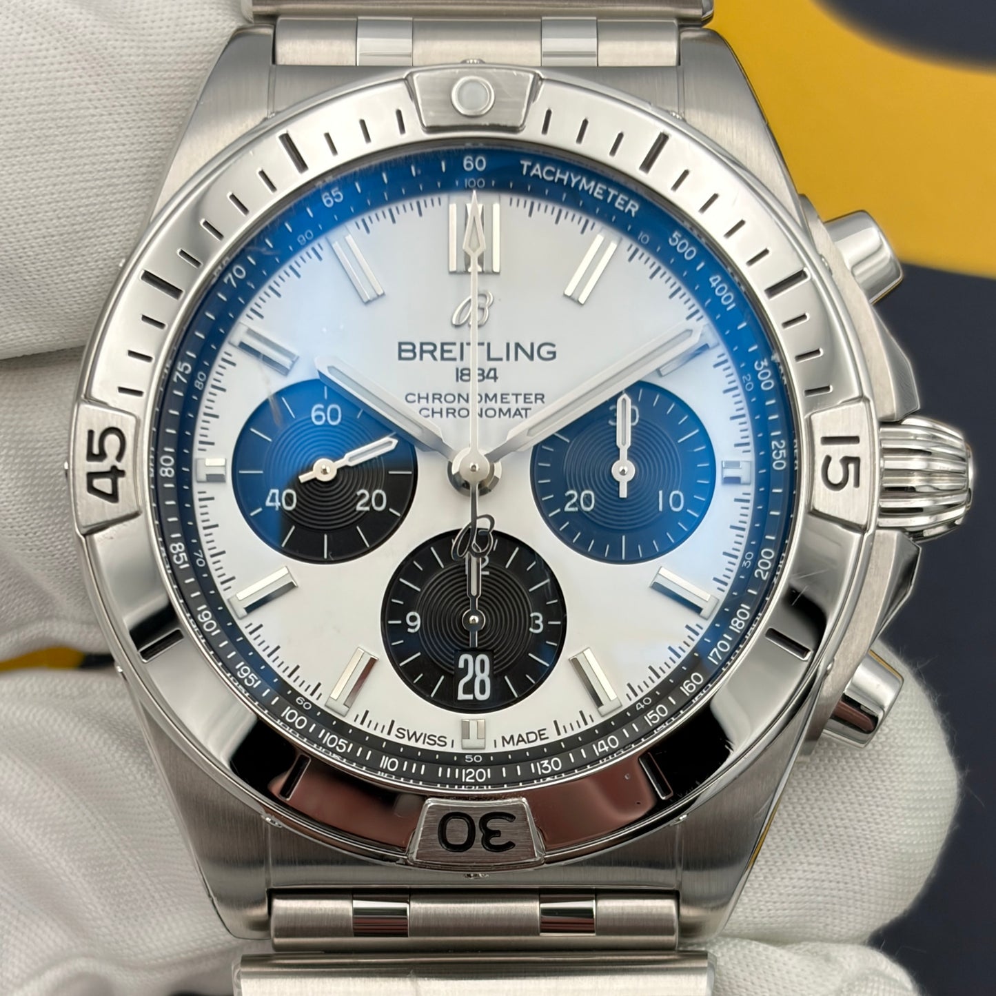Breitling Chronomat B01 42 Oceania Australian Panda Limited Edition One Of 140, Mint Full Set, 2026, Extra Strap AB01344B1A1S1