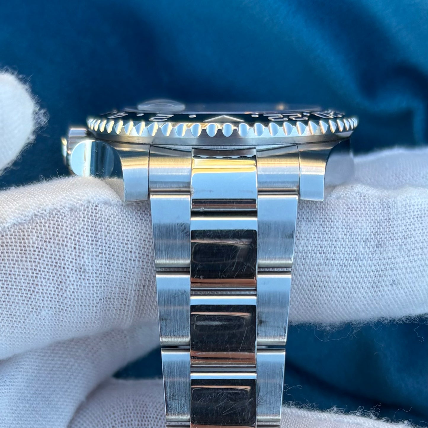 SOLD / ON REQUEST Rolex Batman GMT-Master II 126710BLNR Year 2023 Full Set Box & Papers