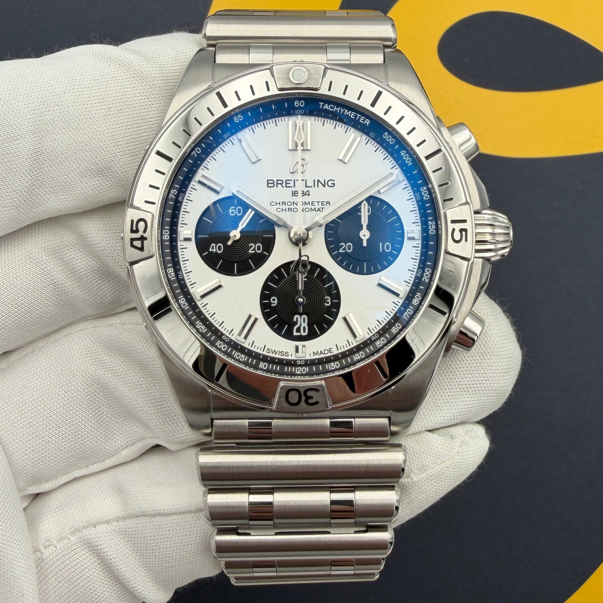 Breitling Chronomat B01 42 Oceania Australian Panda Limited Edition One Of 140, Mint Full Set, 2026, Extra Strap AB01344B1A1S1
