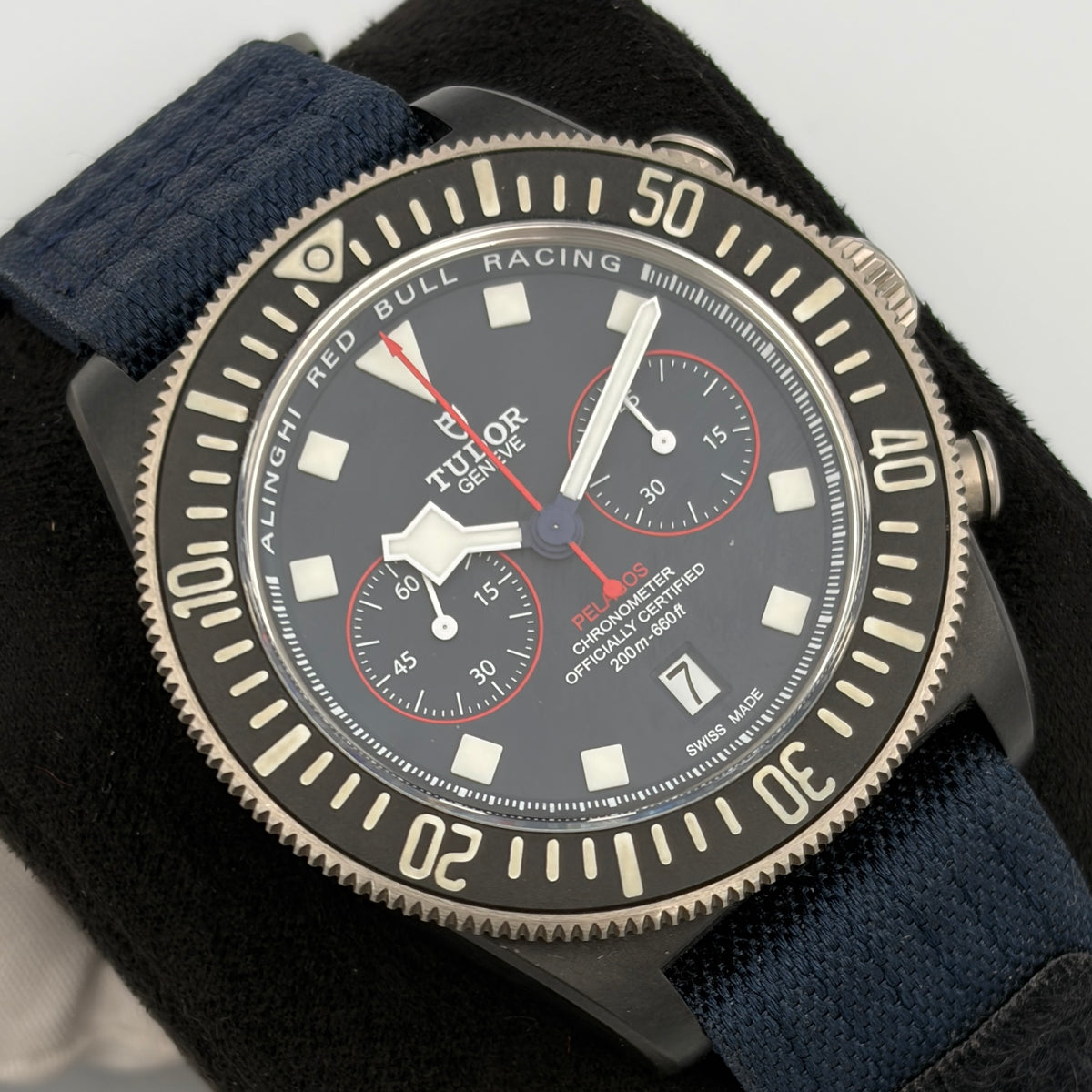 Black Bay Tudor Pelagos FXD Chronograph 25807KN Year 2024 Excellent Condition Full Set
