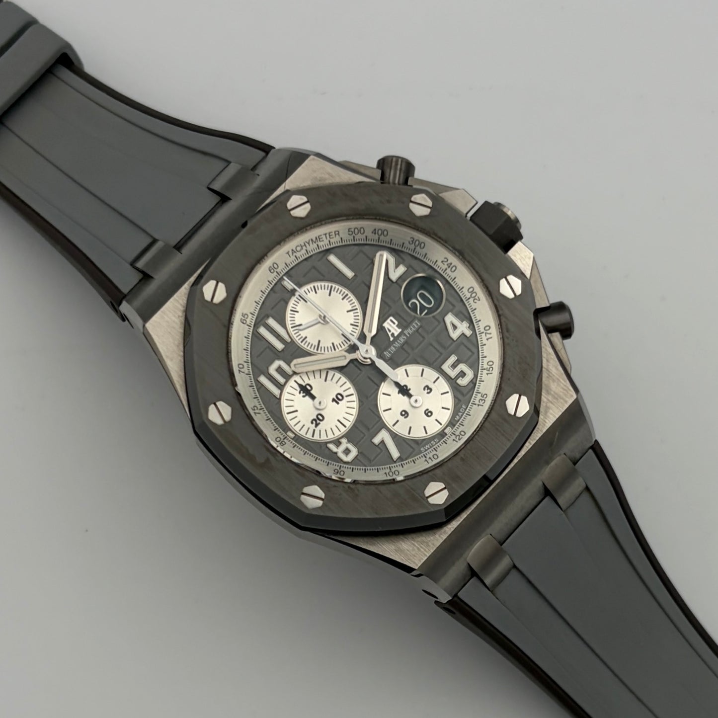 Audemars Piguet Royal Oak Offshore Chronograph “Ghost” 26470IO.OO.A006CA.01 Titanium & Ceramic, Full Set Box & Papers, Year 2021