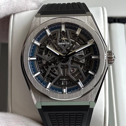 SOLD / ON REQUEST Zenith Defy Skeleton Classic Titanium Ref 95.9000.670/78.r584