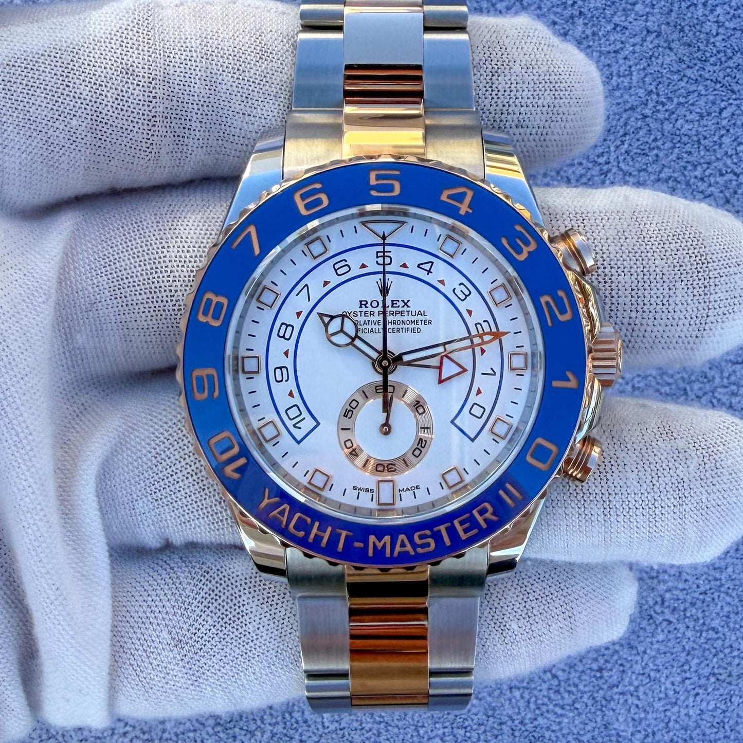 SOLD / ON REQUEST Rolex Yacht-Master II Year 2020 Full Set 116681