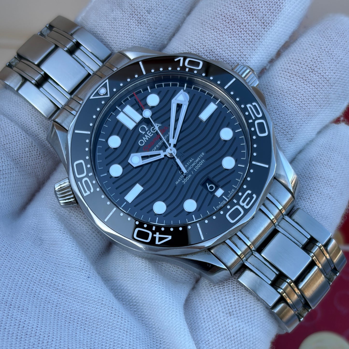 Omega Seamaster Diver 300m Year 2018 Black Dial Full Set 210.30.42.200