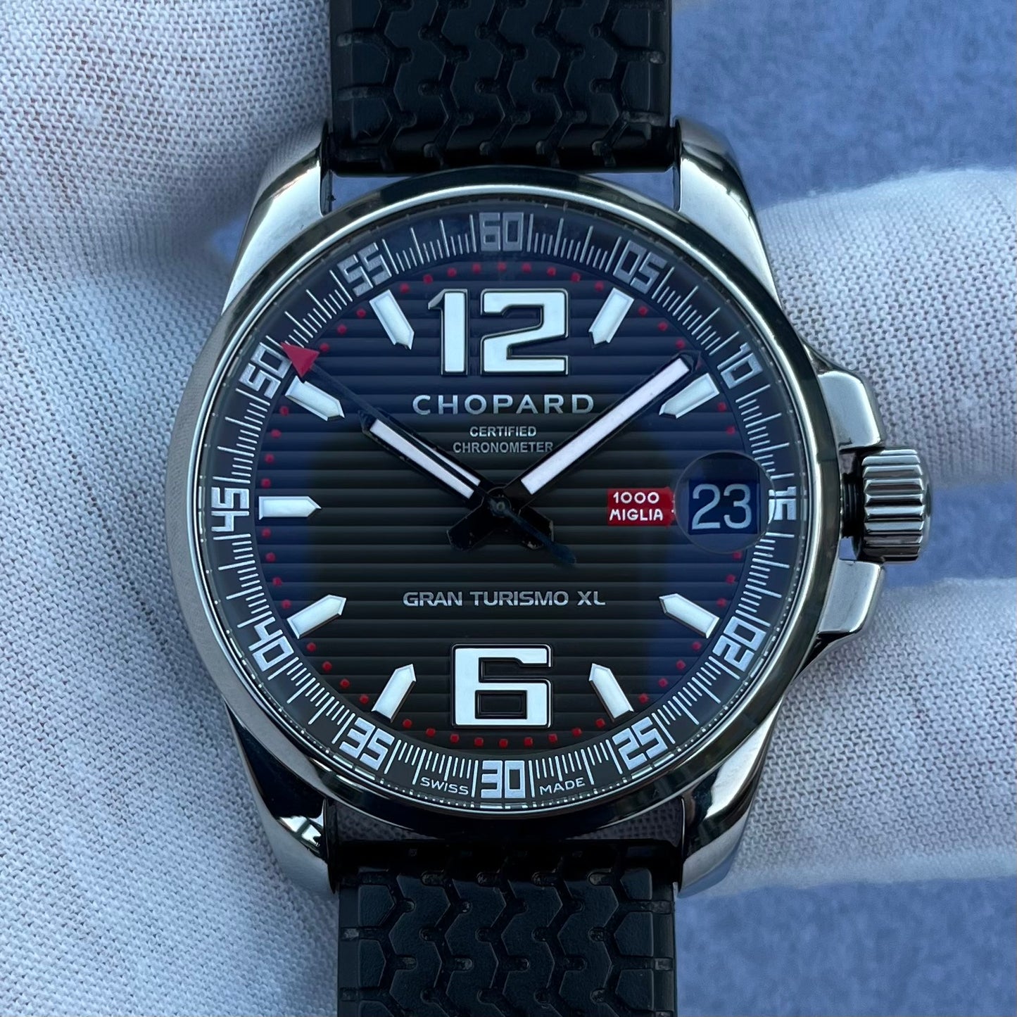 SOLD Chopard Mille Miglia Gran Turismo XL GTXL 44MM Black Dial 168997