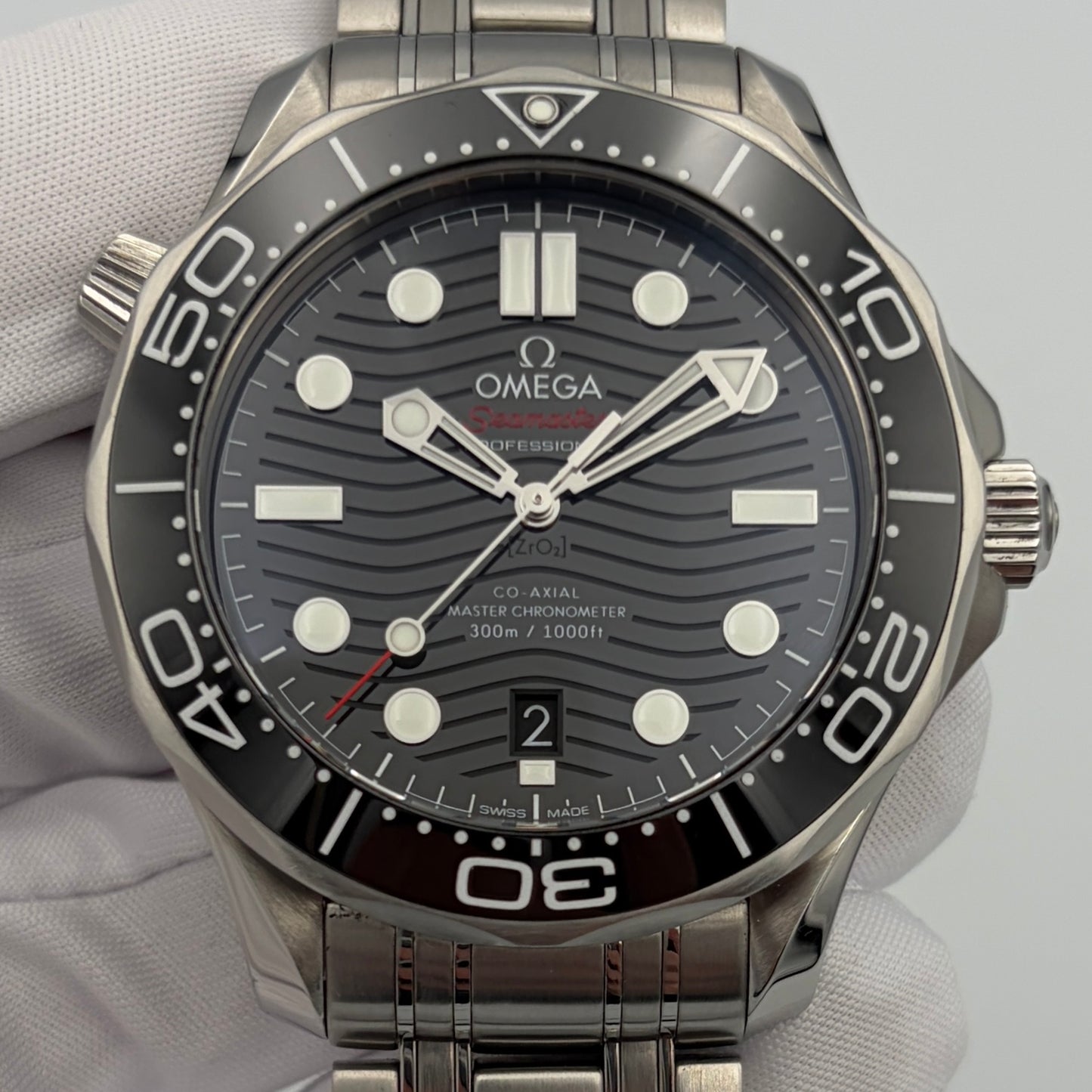 SOLD / ON REQUEST Omega Seamaster Black Dial 210.30.42.20.01.001 Box & Papers Year 2023